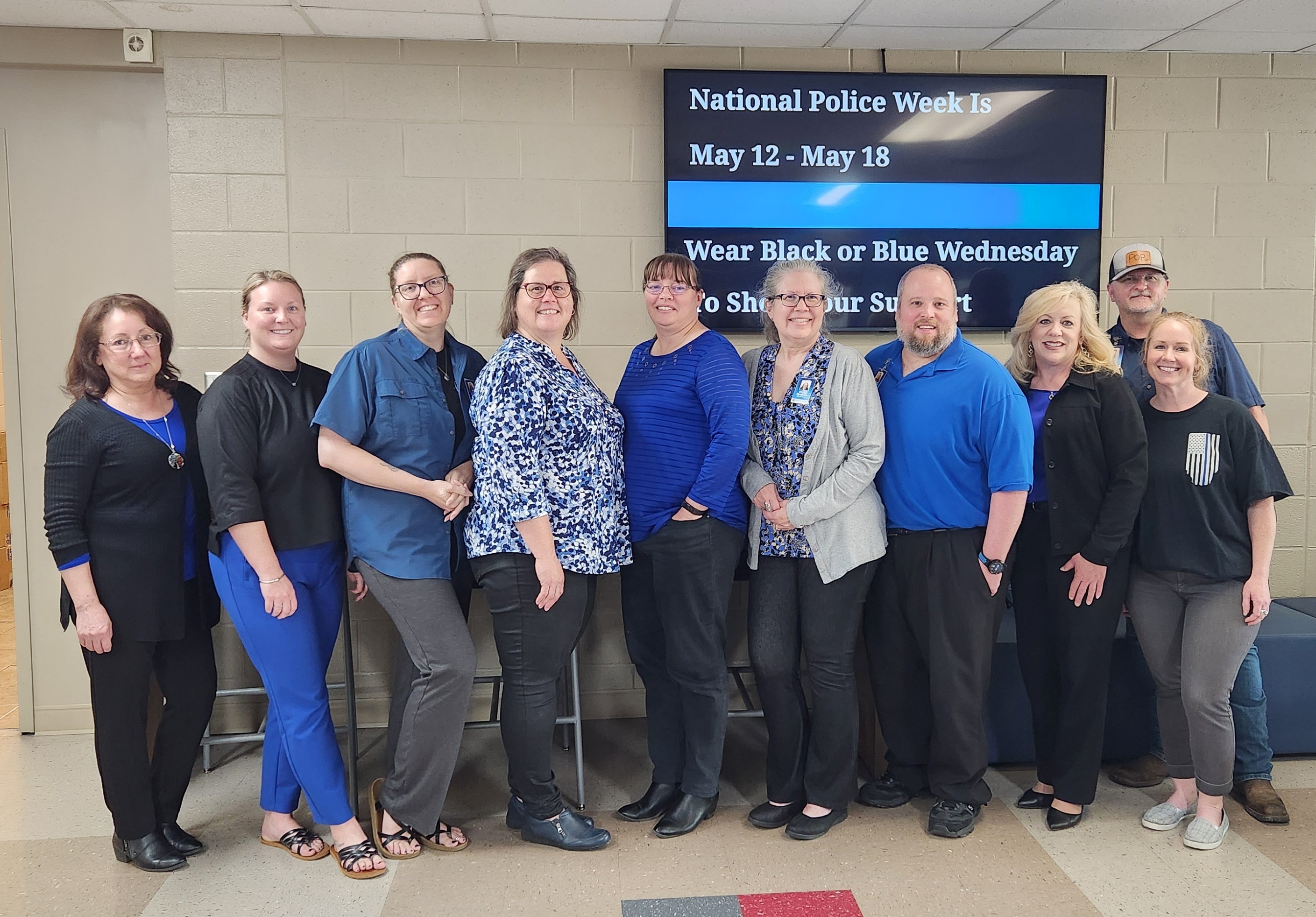 TCAT Dickson, TCAT Clarksville Campus, Peace Officers Memorial Day, Wear Black and Blue Day