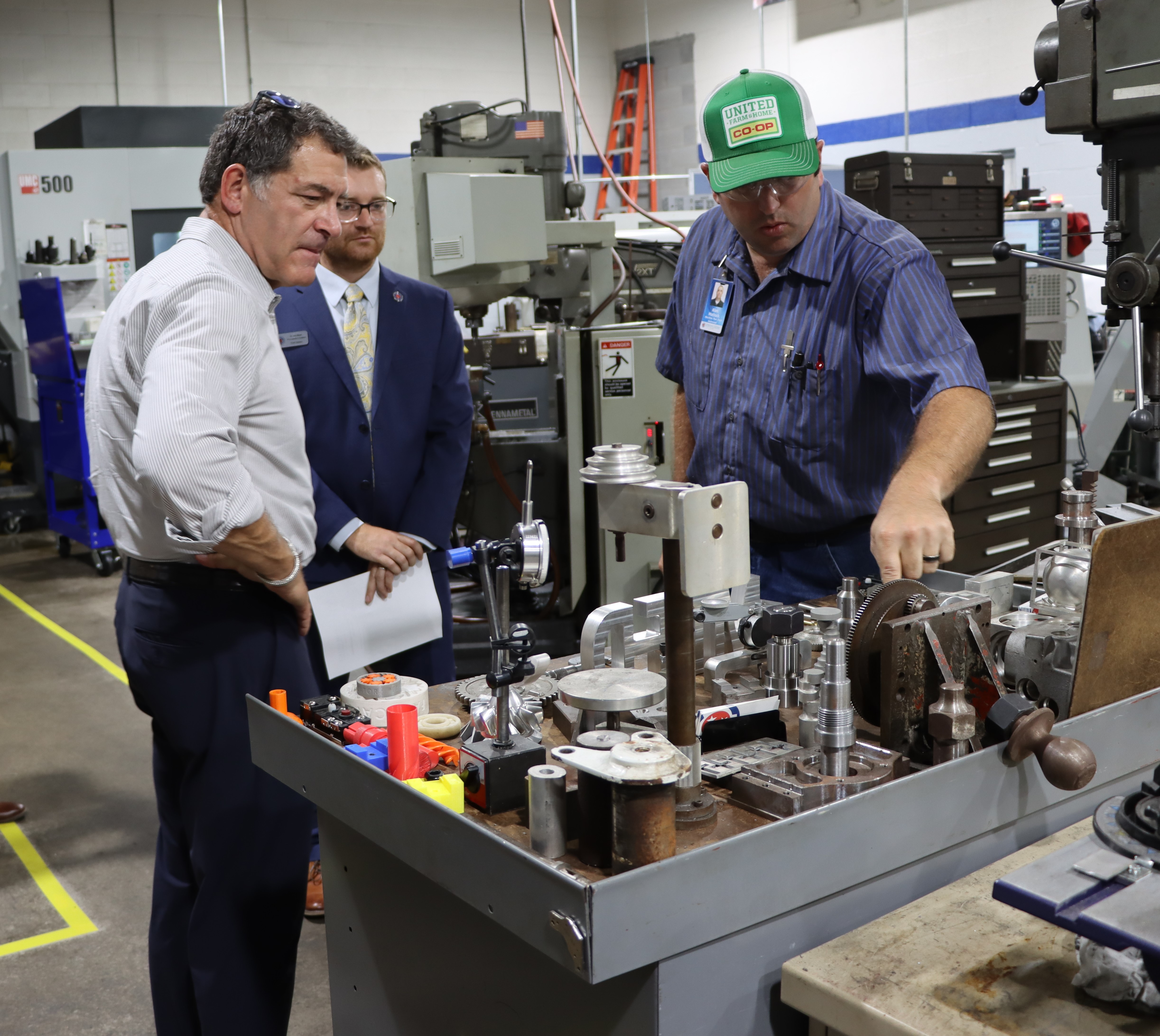 Congressman Mark Green Visits TCAT Dickson, Congressman Green at TCAT Dickson