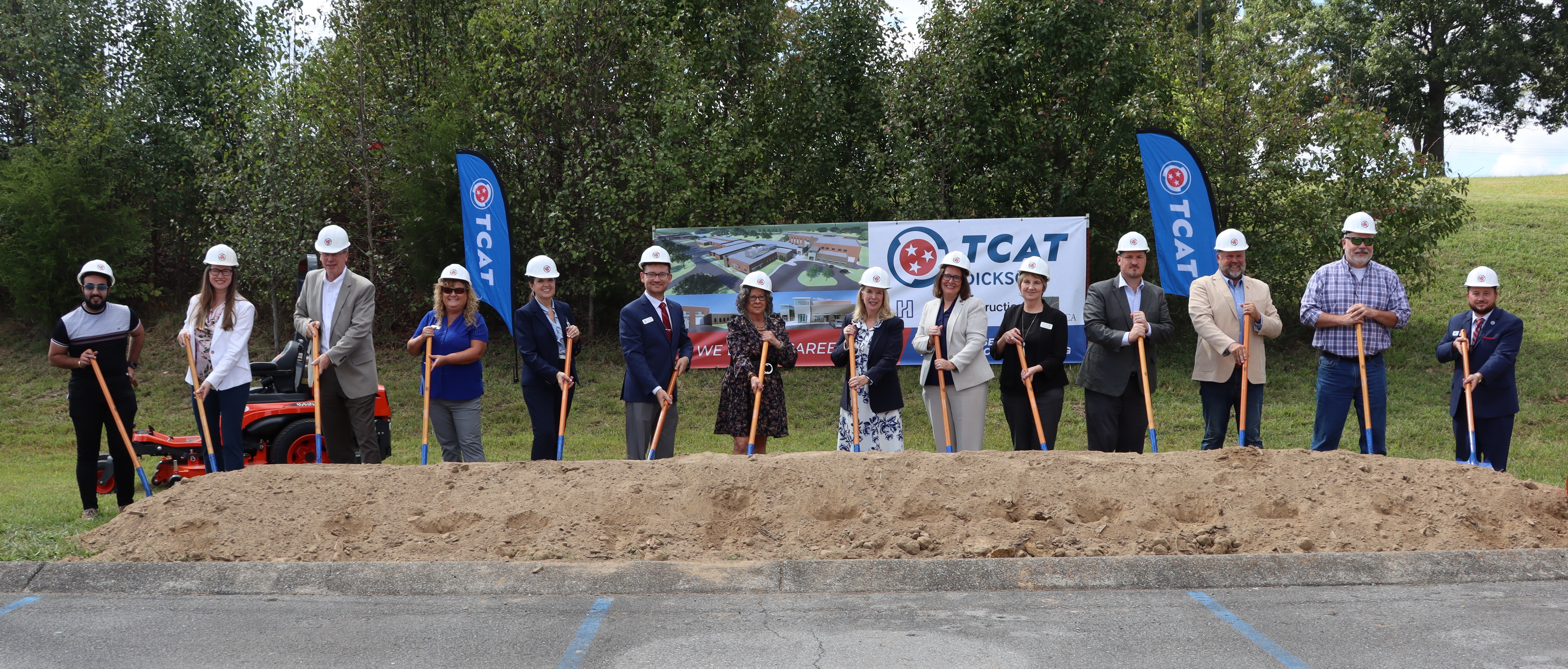 TCAT Dickson Breaks Ground, TCAT Dickson Groundbreaking, Groundbreaking at TCAT Dickson, TCAT Dickson Gets New Buildings