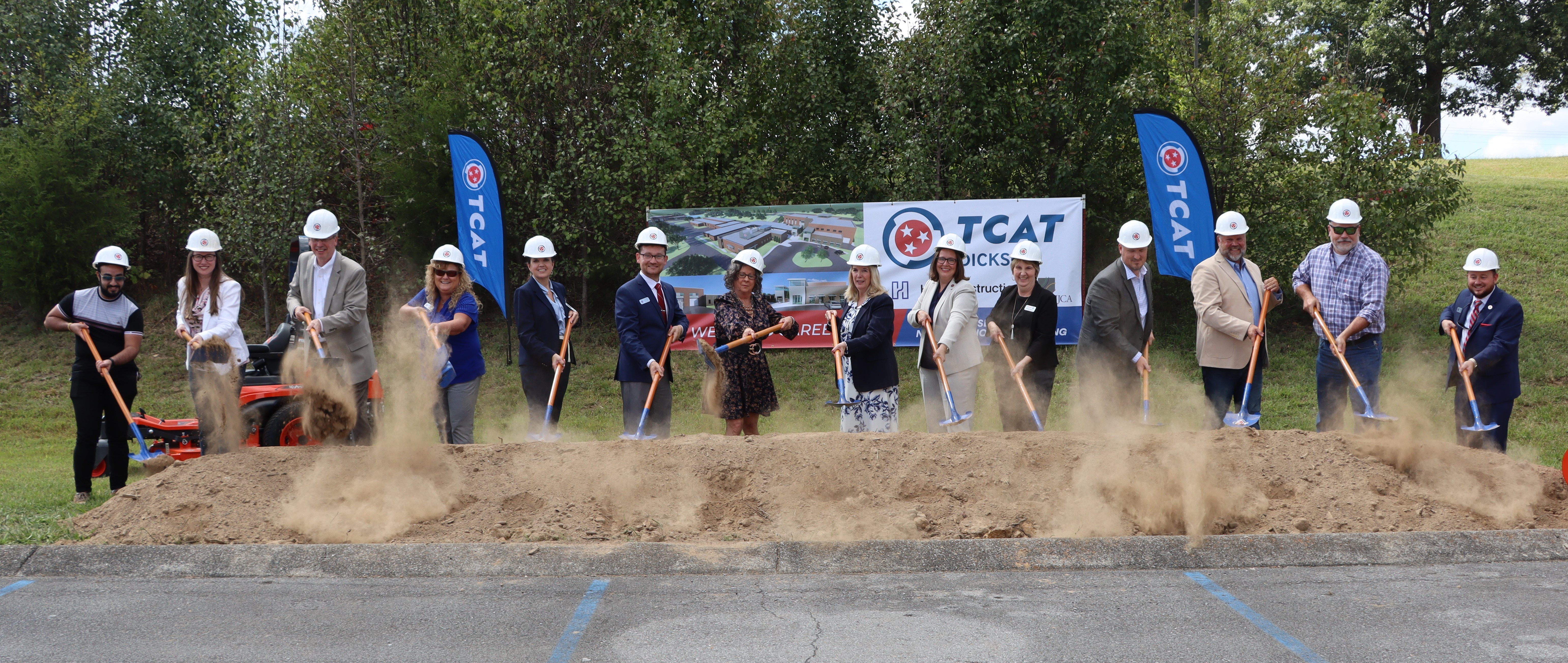 TCAT Dickson Breaks Ground, TCAT Dickson Groundbreaking, Groundbreaking at TCAT Dickson, TCAT Dickson Gets New Buildings