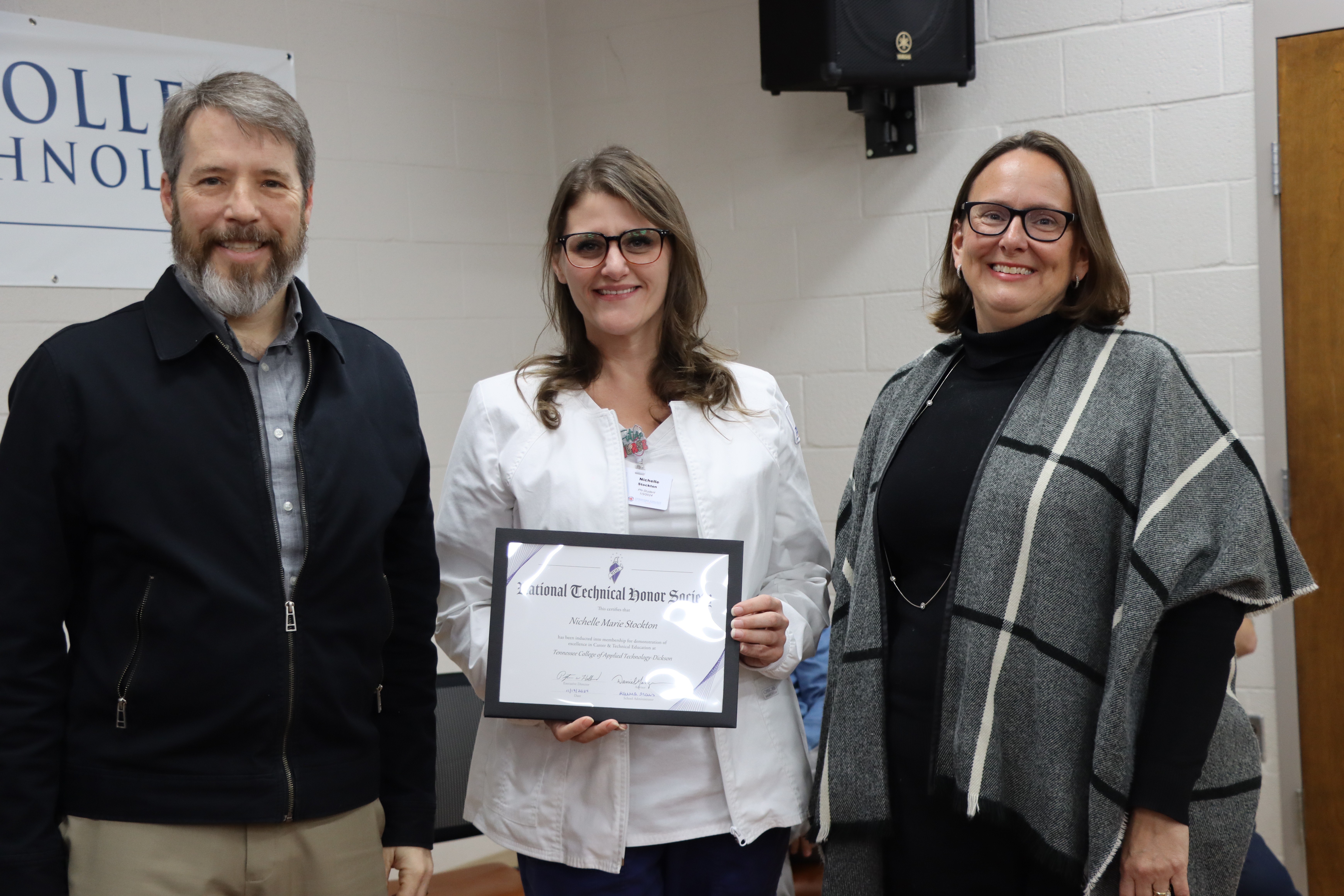 Dickson Campus Inducts New National Technical Honor Society Members